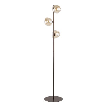 Vloerlamp LAVA 3xG9/8W/230V brons/rookbeige