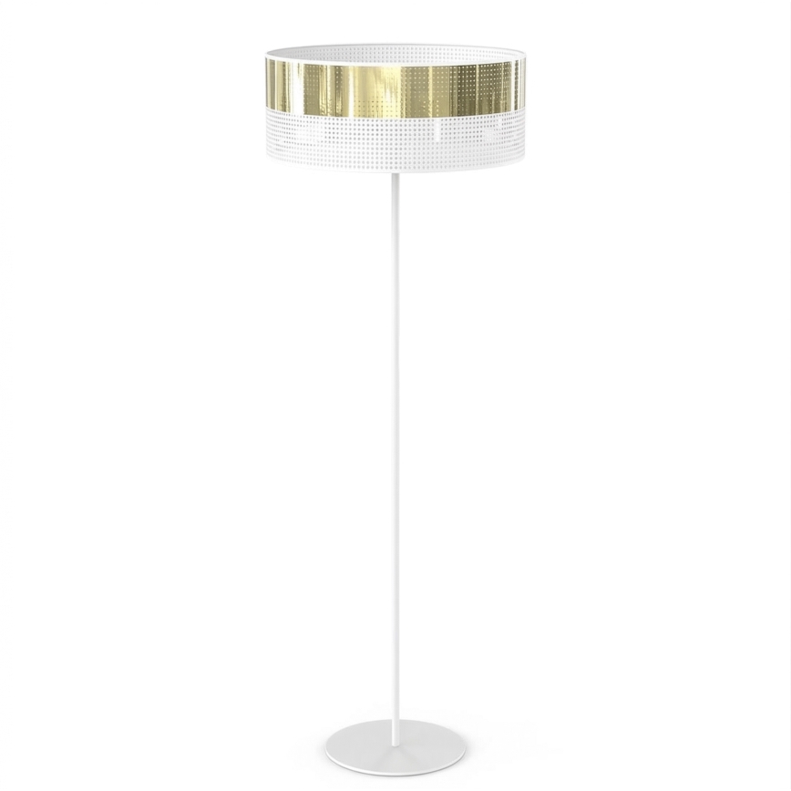 Vloerlamp LUX 1xE27/15W/230V wit/goud