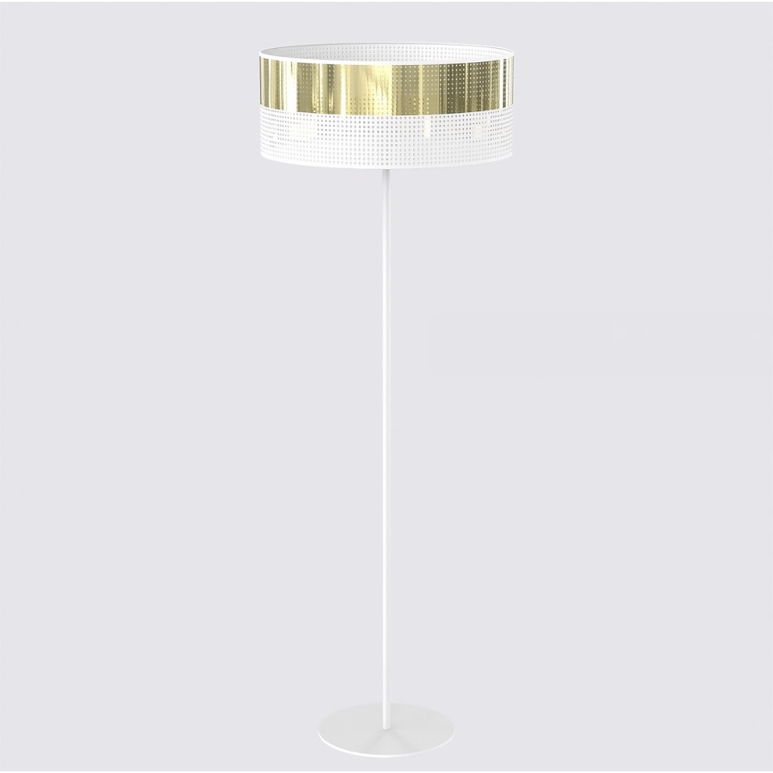 Vloerlamp LUX 1xE27/15W/230V wit/goud