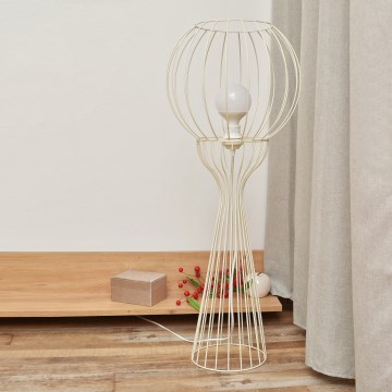 Vloerlamp MERCURE 1xE27/15W/230V crème