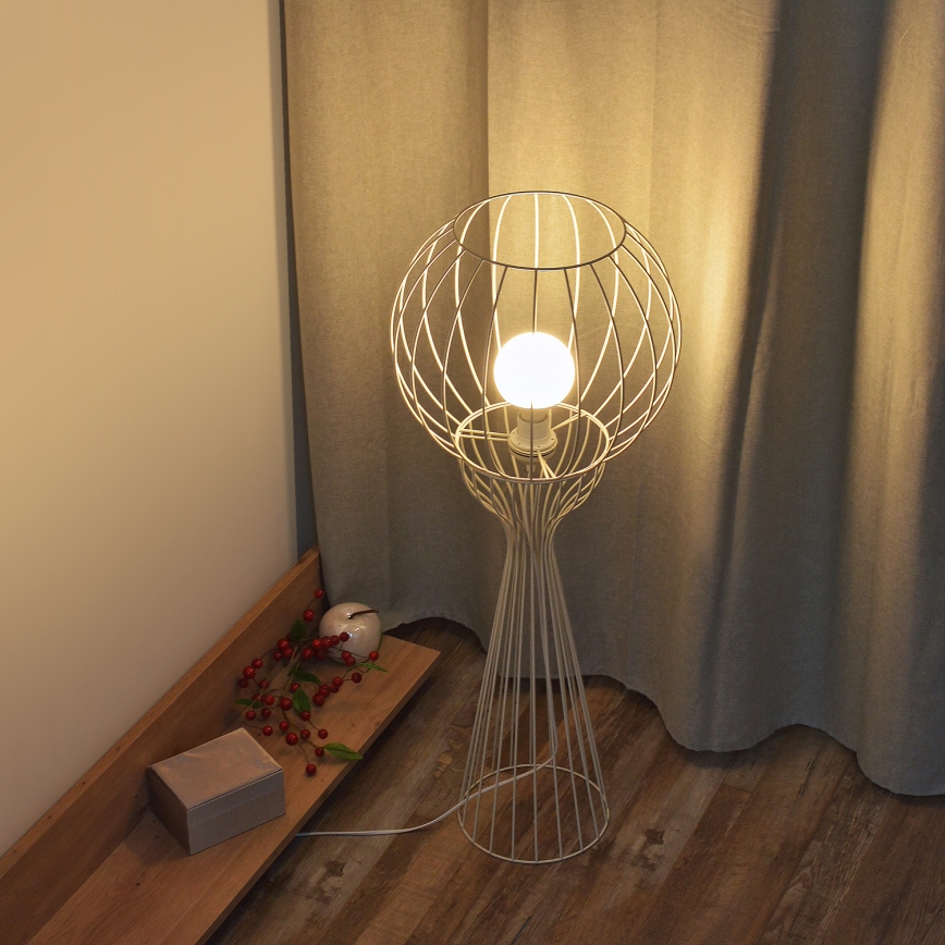 Vloerlamp MERCURE 1xE27/15W/230V crème