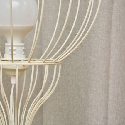 Vloerlamp MERCURE 1xE27/15W/230V crème