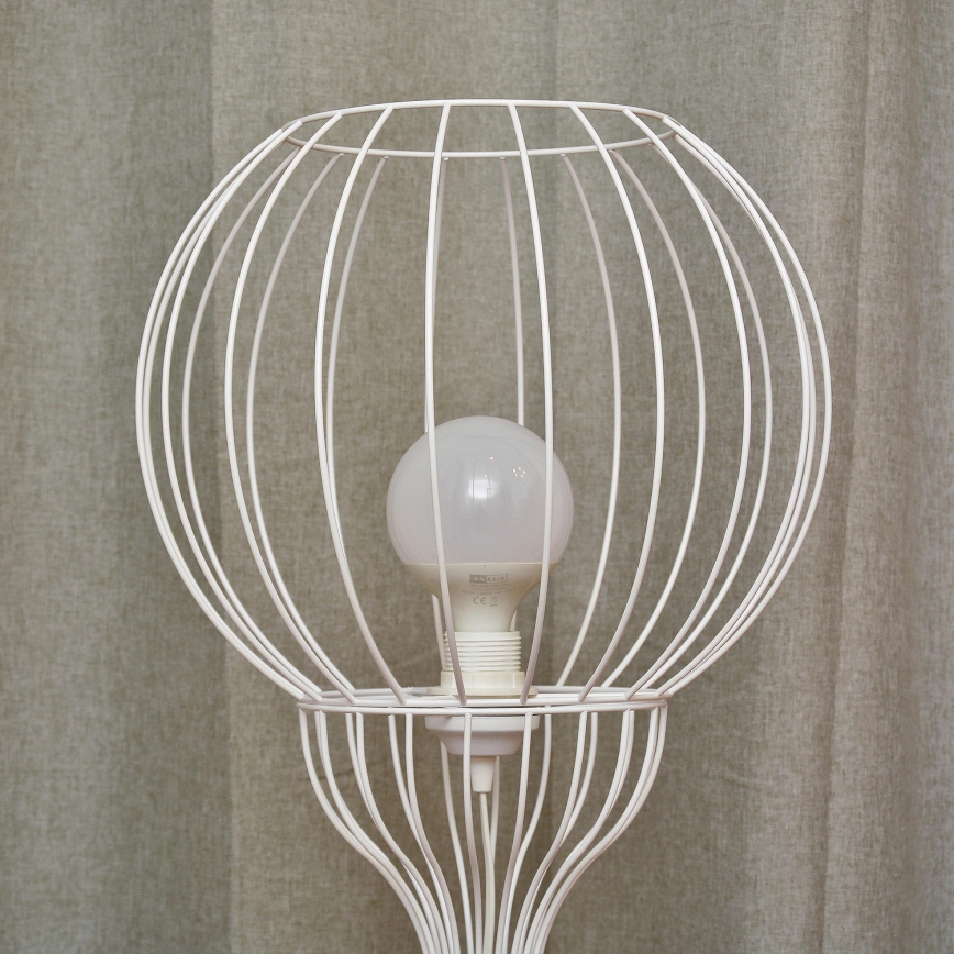 Vloerlamp MERCURE 1xE27/15W/230V wit