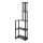 Vloerlamp met planken NOTO 1xE27/40W/230V zwart