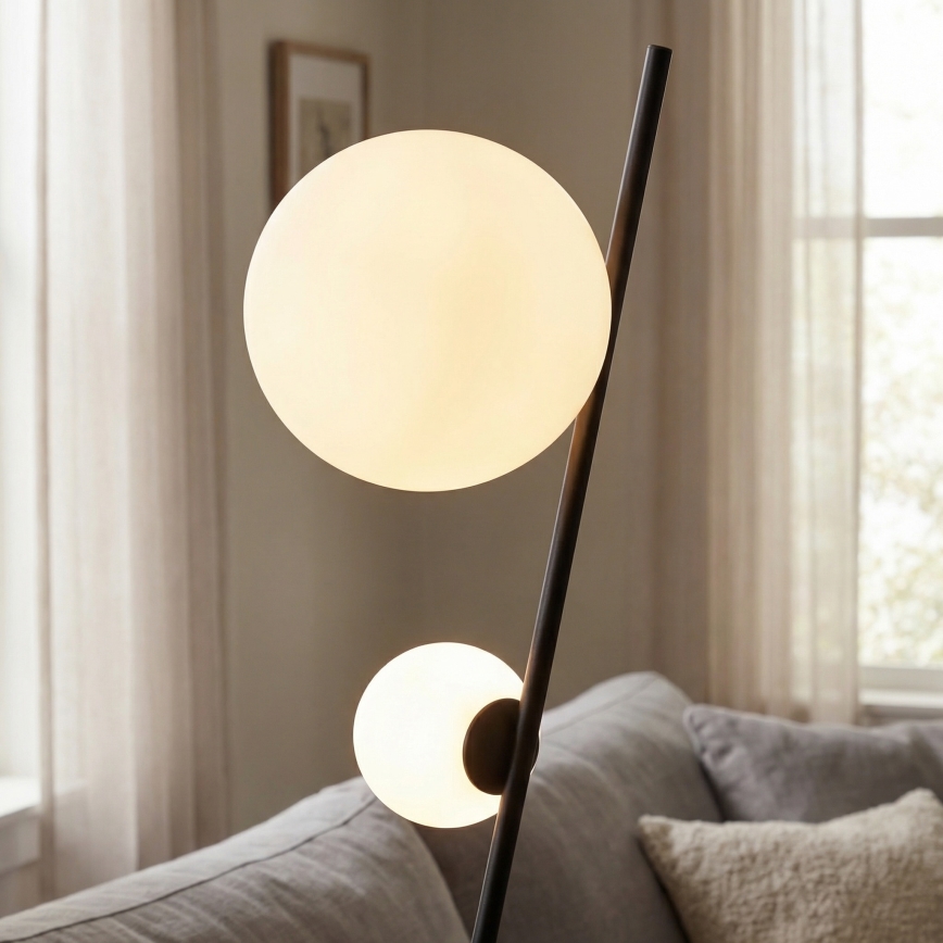 Vloerlamp TATU 2xG9/8W/230V zwart