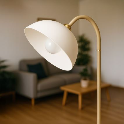 Vloerlamp ZACK 1xE27/15W/230V beige