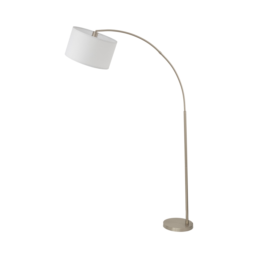 Vloerlamp ZENITH 1xE27/15W/230V mat chroom/wit