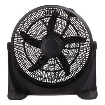 Vloerventilator 100W/230V Ø 50 cm zwart