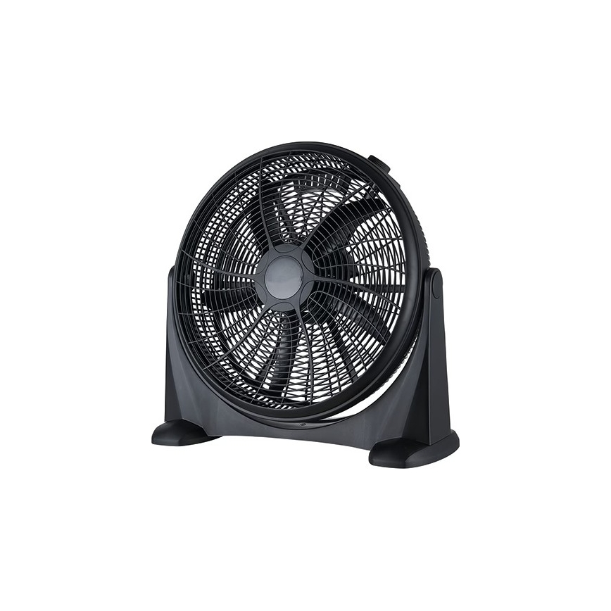 Vloerventilator 100W/230V Ø 50 cm zwart