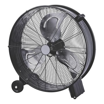 Vloerventilator 180W/230V Ø 60 cm zwart