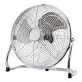 Vloerventilator, 45 cm, 3 snelheden, glanzend chroom, 140W
