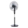 Vloerventilator 65W/230V Ø 50 cm zwart + afstandsbediening
