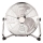 Vloerventilator 90W/230V Ø 40 cm glanzend chroom