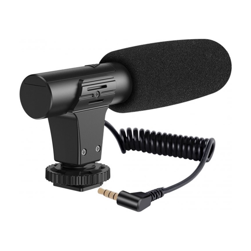 Vlogset 4-in-1 - microfoon, LED-lamp, statief, telefoonhouder