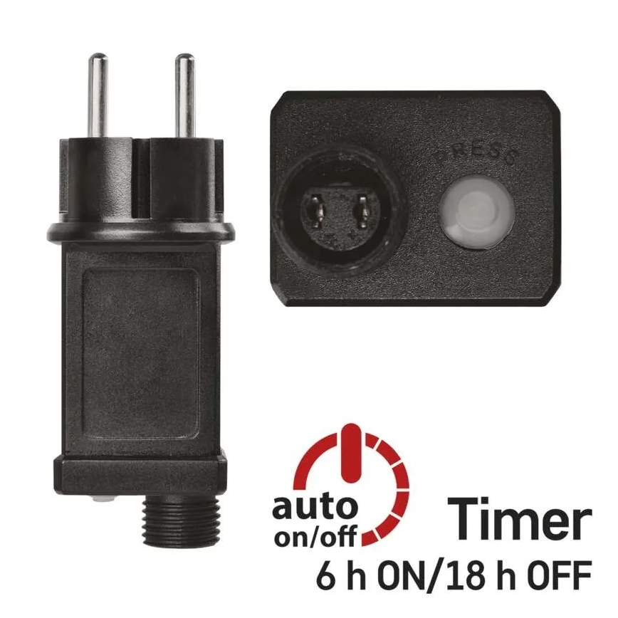 Voeding voor koppelbare kerstverlichting 12W/230V IP44