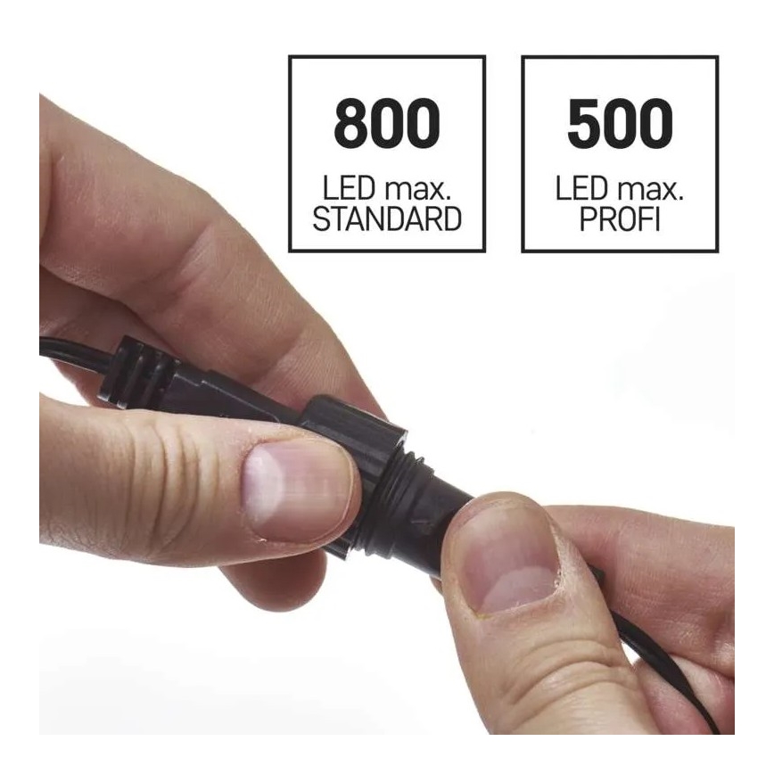 Voeding voor koppelbare kerstverlichting 230V IP44