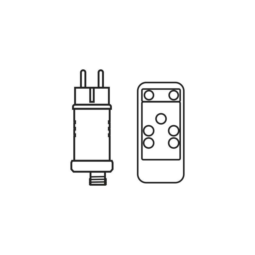 Voeding voor verbindbare kerstverlichting 80V IP44