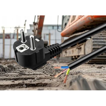 Voedingskabel 3 m 230 V zwart