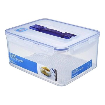 Voedselbewaardoos LOCK 6,5 l blauw/doorzichtig