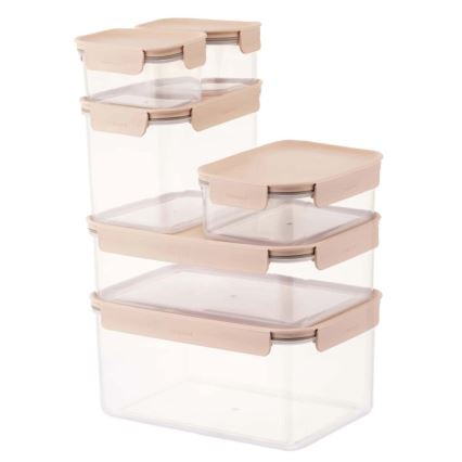 Voedselcontainer CLASSIC PLUS 1,65 l roze/doorzichtig