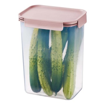 Voedselcontainer CLASSIC PLUS 4 l roze/doorzichtig