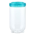 Voedselcontainer INTERLOCK 0,5 l turkoois/transparant