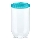 Voedselcontainer INTERLOCK 0,5 l turkoois/transparant