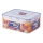 Voedselcontainer LOCK 5,5 l blauw/doorzichtig