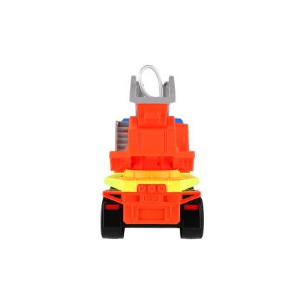 Volvo brandweerwagen met ladder, 48 cm, oranje