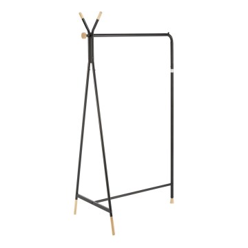 Vrijstaande kapstok 165x91 cm CHENE zwart/beige