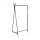 Vrijstaande kapstok 165x91 cm CHENE zwart/beige