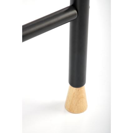 Vrijstaande kapstok 165x91 cm CHENE zwart/beige