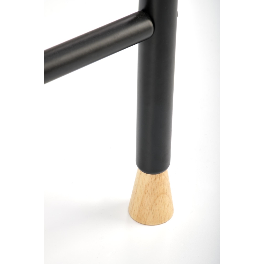 Vrijstaande kapstok 165x91 cm CHENE zwart/beige