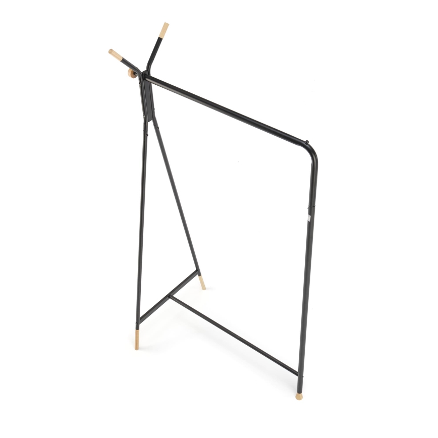 Vrijstaande kapstok 165x91 cm CHENE zwart/beige