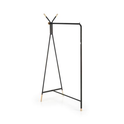 Vrijstaande kapstok 165x91 cm CHENE zwart