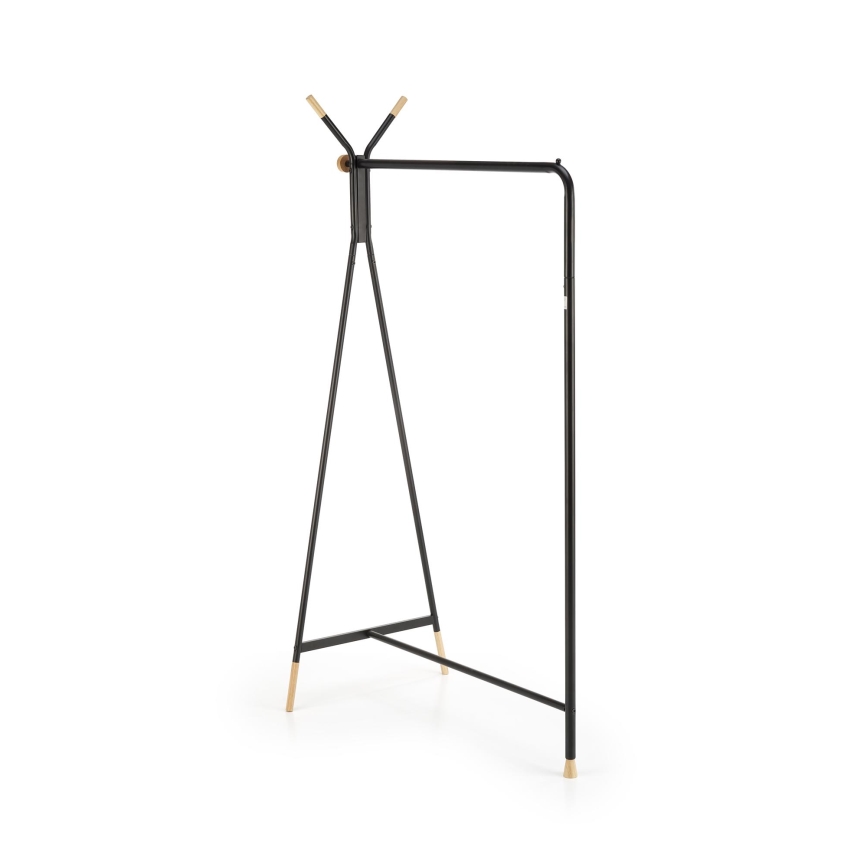 Vrijstaande kapstok 165x91 cm CHENE zwart