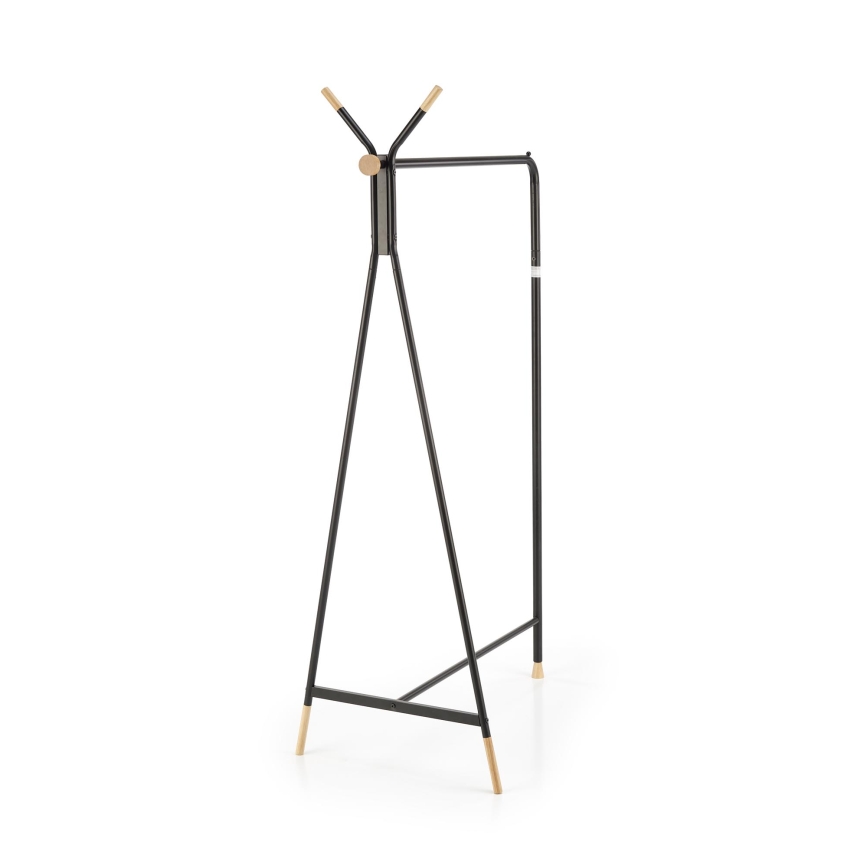 Vrijstaande kapstok 165x91 cm CHENE zwart