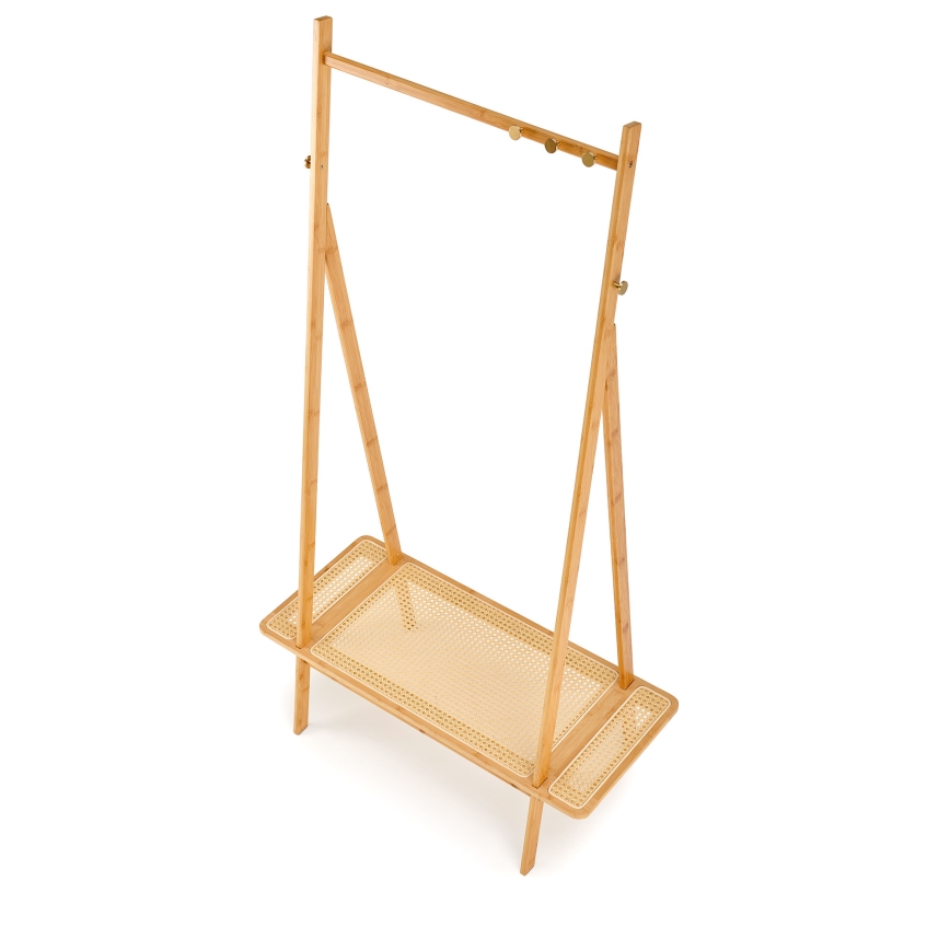 Vrijstaande kapstok 168x68 cm LEGNO rotan