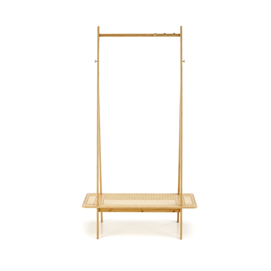 Vrijstaande kapstok 168x68 cm LEGNO rotan