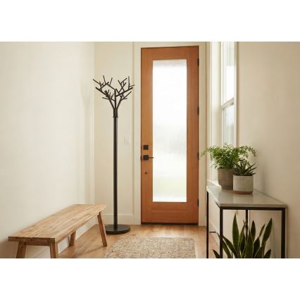 Vrijstaande kapstok 180x40 cm BRANCHE zwart