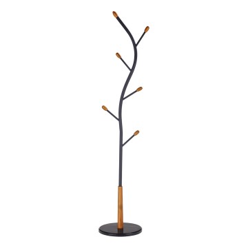 Vrijstaande kapstok STILE 186x38 cm, zwart