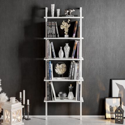 Wand Boekenkast PIANTE 174x60 cm wit