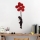 wand decoratie 100x34 cm meisje metaal/mos