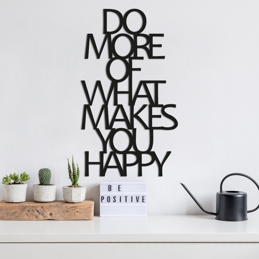 wand decoratie 41x70 cm metaal