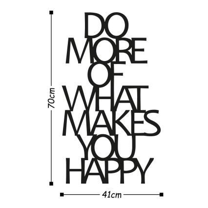 wand decoratie 41x70 cm metaal