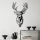 wand decoratie 42x70 cm hert metaal