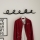 Wand Hanger SING 84x12 cm zwart