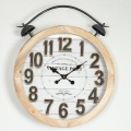Wand klok 1xAA diameter 50 cm beige
