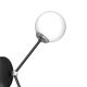 Wand Lamp JOY 2xE14/40W/230V zwart/glanzend chroom