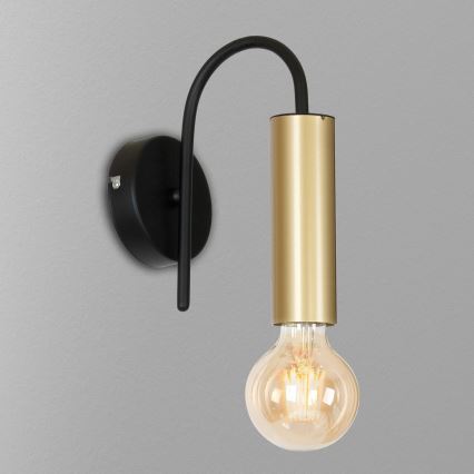 Wand Lamp LOPPE 1xE27/60W/230V goud